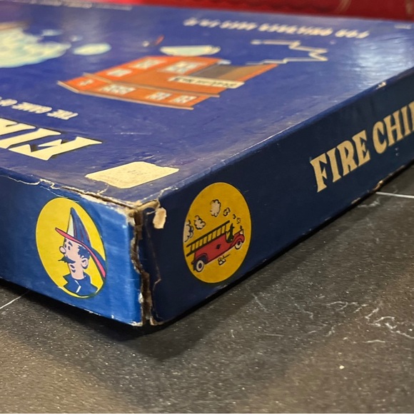 RARE Vintage Fire Chief The Game Of Mixed Up Firemen 1957 Selchow & Righter Co. - Picture 6 of 12